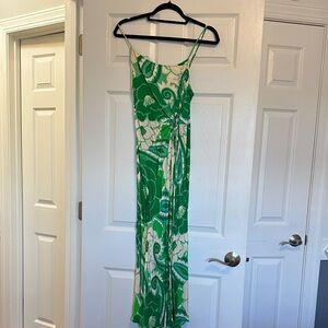 Green Floral Maxi Dress